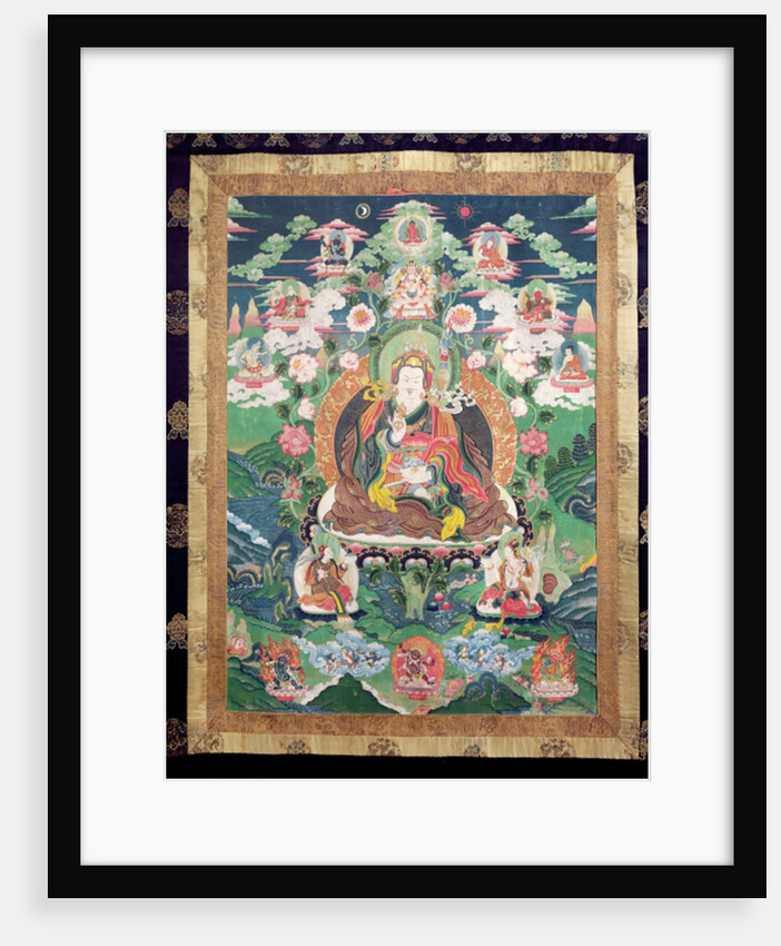 Tanka of Padmasambhava, c.749 AD by School Tibetan