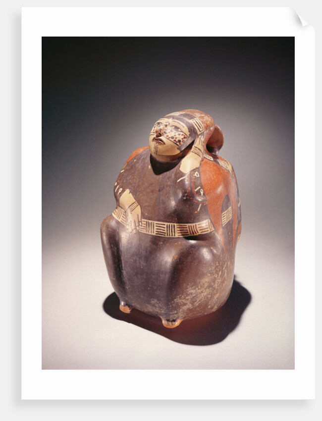 Pottery cocoa picker, Nazca Culture by School Peruvian