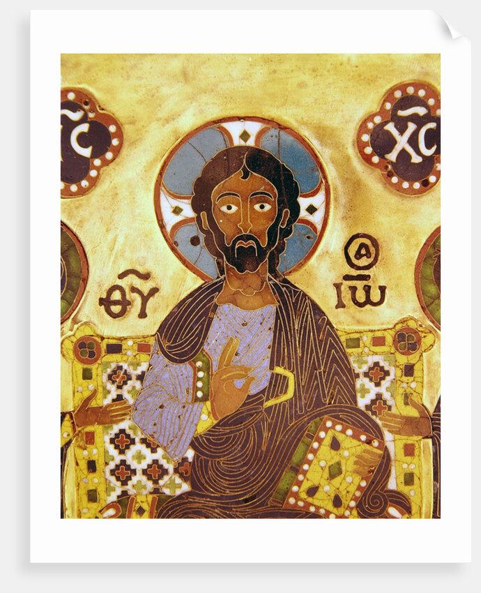 Christ Enthroned by School Russian