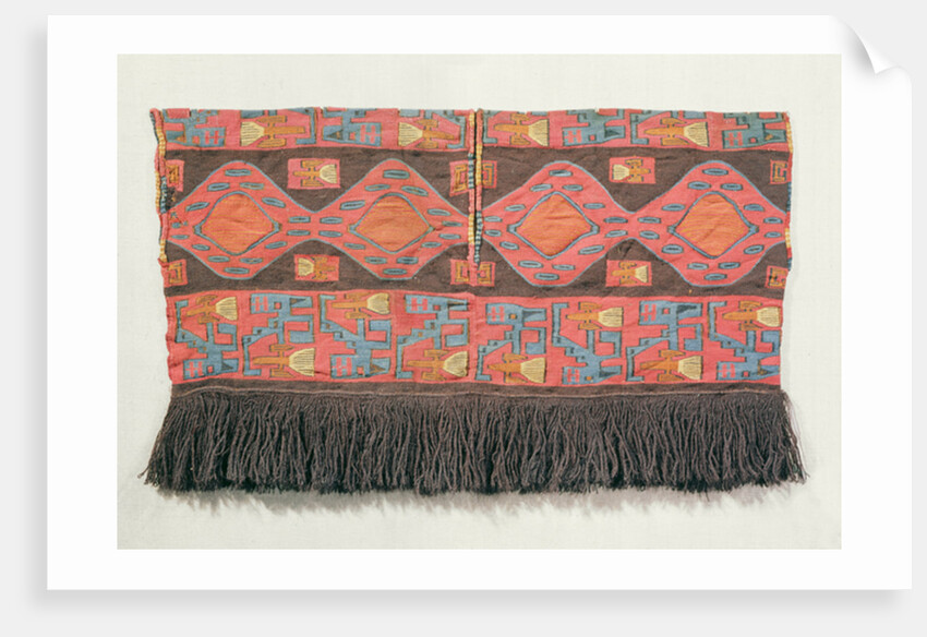 Shirt of interlock wool tapestry, Nazca Culture by School Peruvian