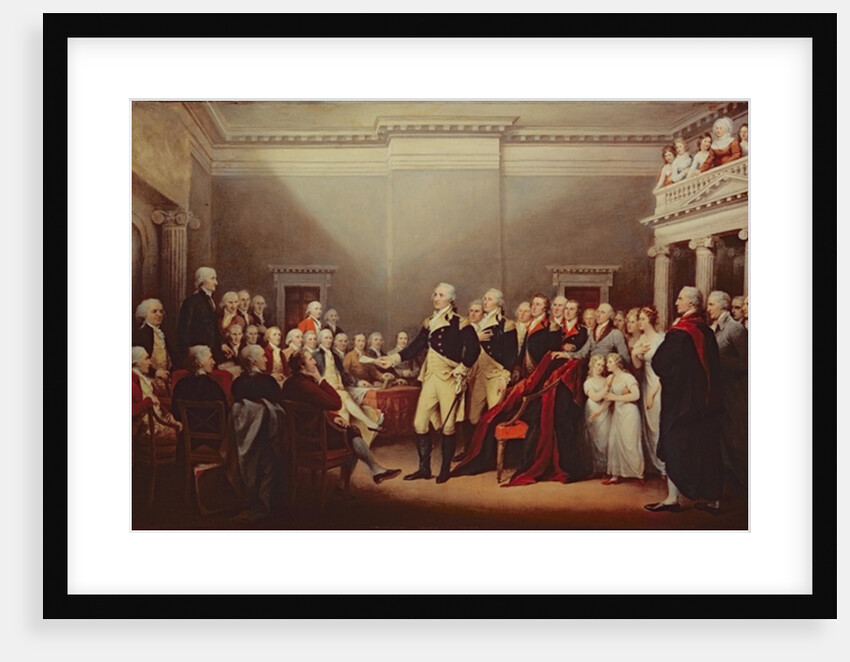 The Resignation of George Washington on 23rd December 1783, c.1822 by John Trumbull