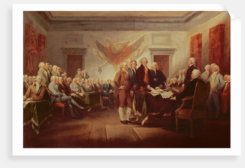 Signing the Declaration of Independence, 4th July 1776, c.1817 by John Trumbull