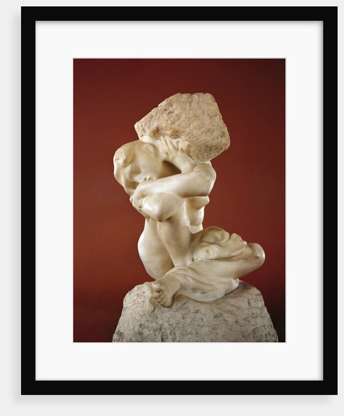 Caryatid with a stone, 1881-82 by Auguste Rodin