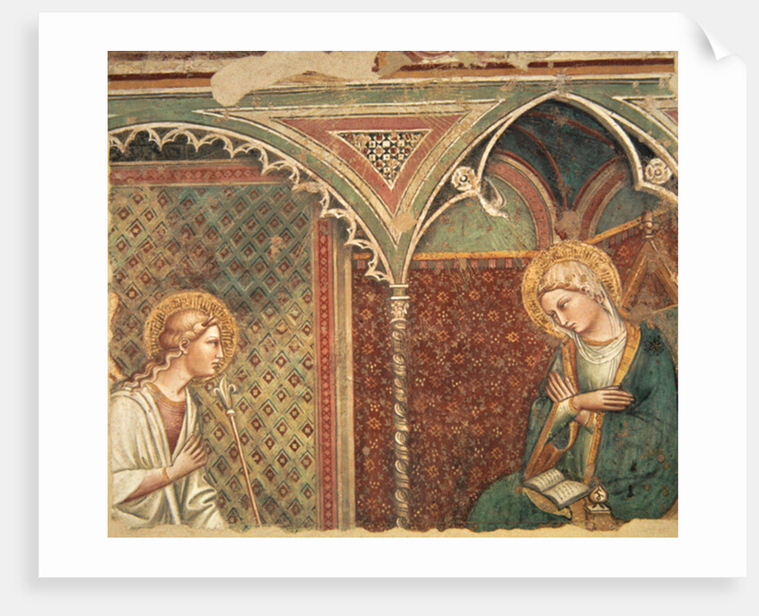 The Annunciation, late 14th century by Aretino Luca Spinello or Spinelli