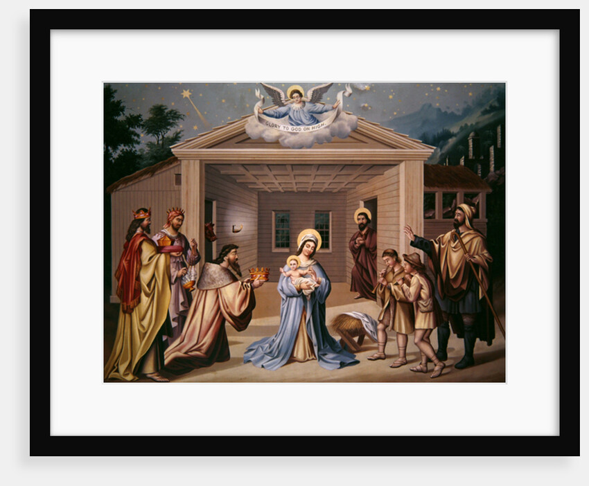 Nativity, early 19th century by American School