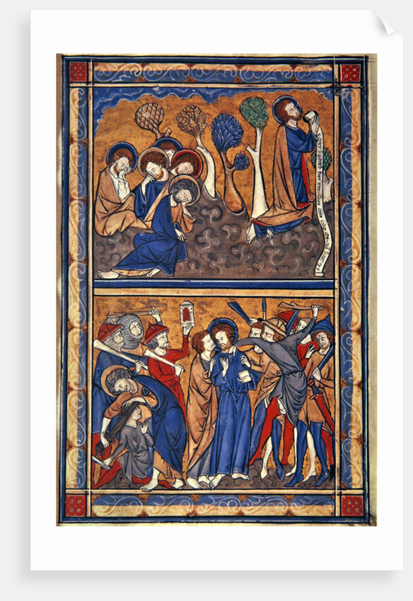 The Agony in the Garden and the Betrayal of Christ by English School