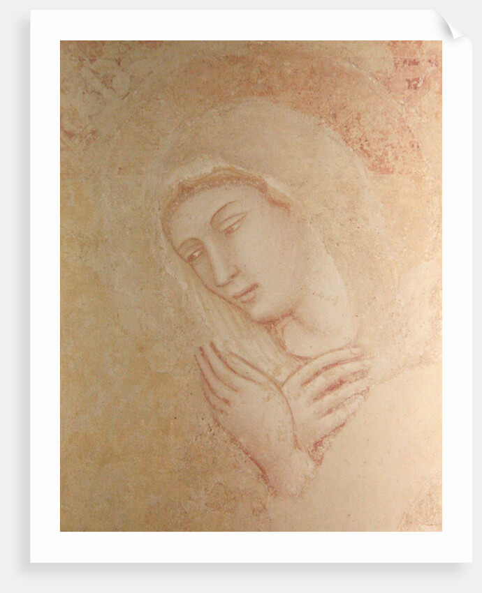 Detail of The Annunciation by Ambrogio & Pietro Lorenzetti