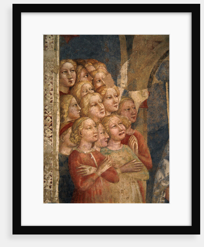 Fragments of heads by Tommaso Masolino da Panicale