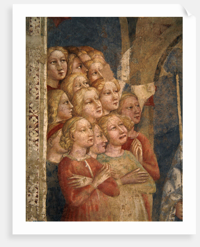 Fragments of heads by Tommaso Masolino da Panicale