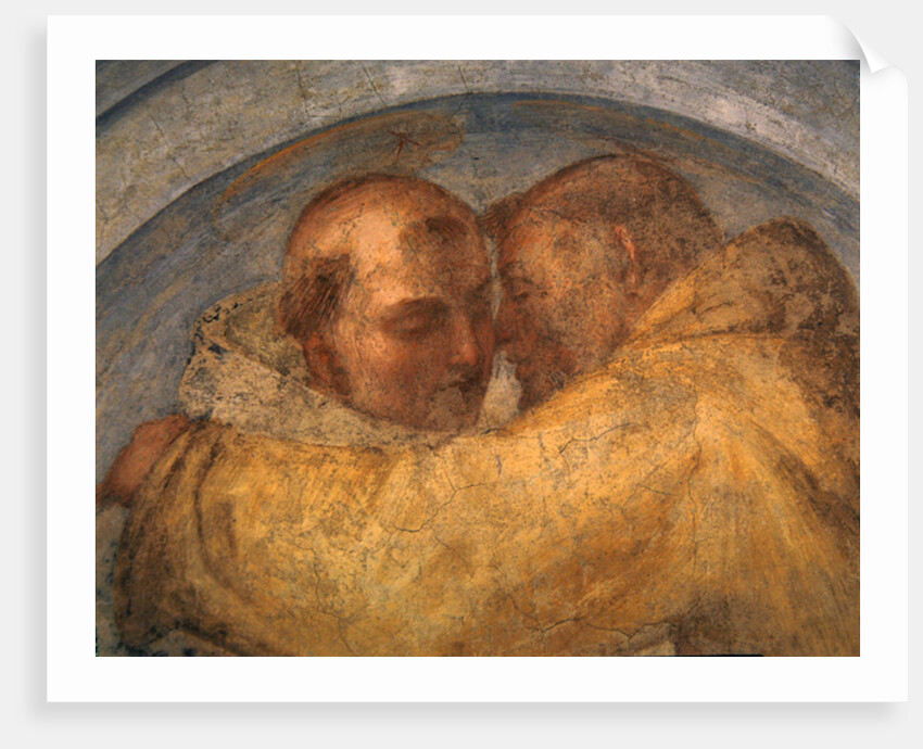 The meeting of St Francis and St Dominic by Fra (1472-1517) Bartolomeo