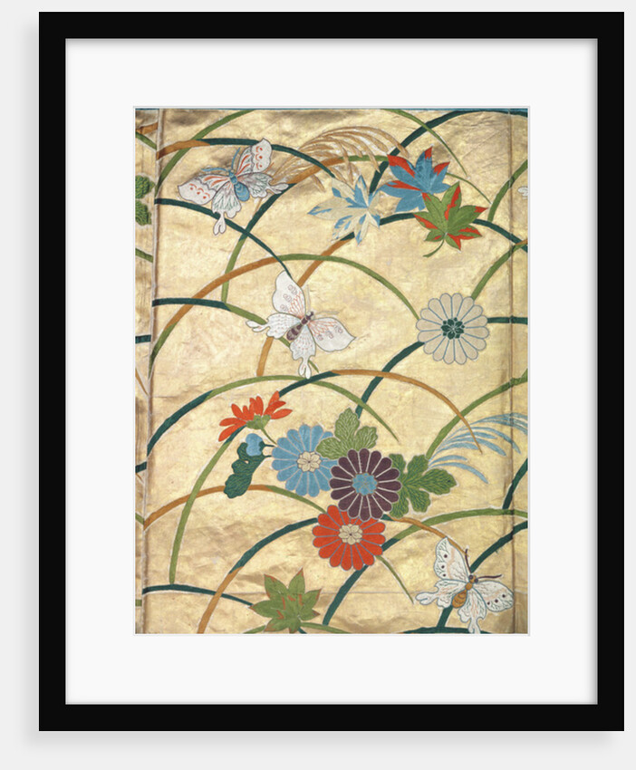 Noh robe, detail by Japanese School