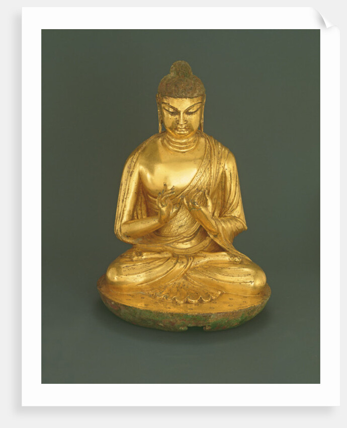 Buddha Vairocana, Tang dynasty, early 8th century by Chinese School
