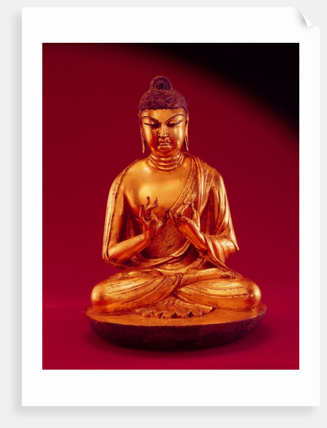 Buddha Vairocana, Tang dynasty, early 8th century by Chinese School