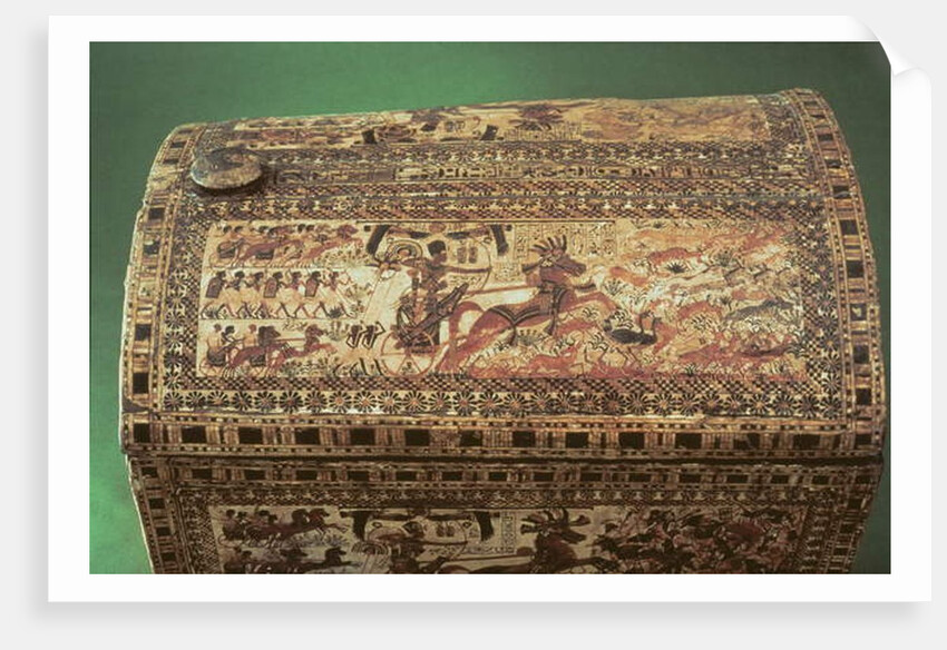 Detail of a Tutankhamun Chest, New Kingdom, c.1340 BC by Egyptian 18th Dynasty