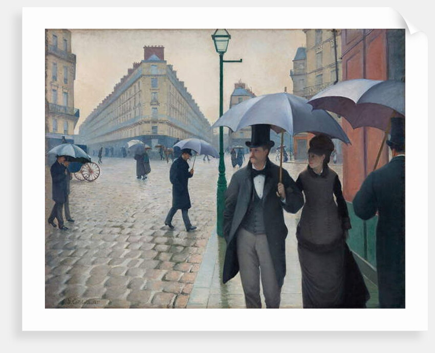 Paris Street, Rainy Day, 1877 by Gustave Caillebotte