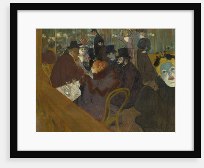 At the Moulin Rouge, 1892-95 by Henri de Toulouse-Lautrec