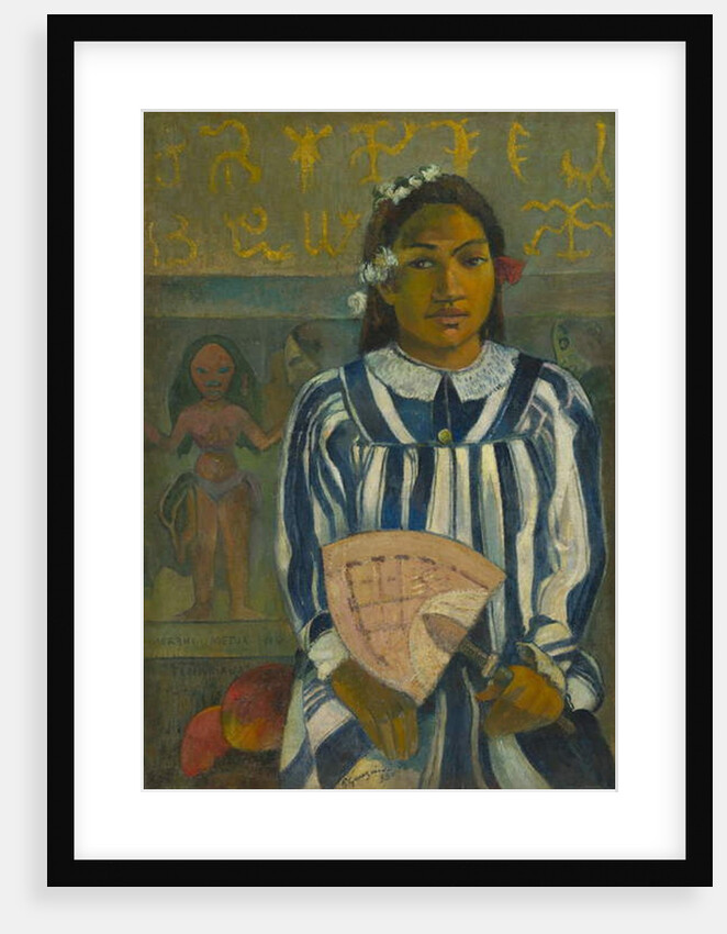 The Ancestors of Tehamana or Tehamana Has Many Parents, 1893 by Paul Gauguin