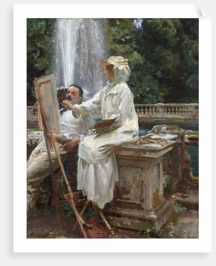 The Fountain, Villa Torlonia, Frascati, Italy, 1907 by John Singer Sargent