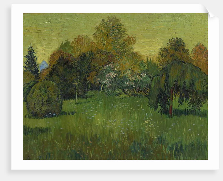 The Poet's Garden, 1888 by Vincent van Gogh