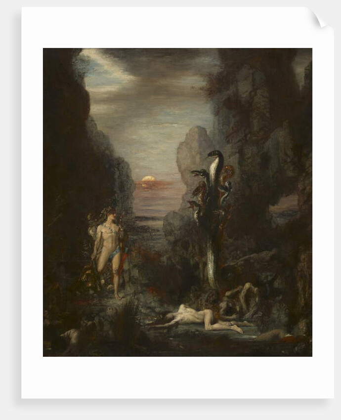 Hercules and the Lernaean Hydra, 1875-76 by Gustave Moreau