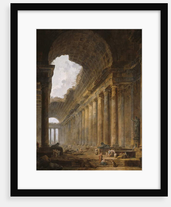 The Old Temple, 1787-88 by Hubert Robert