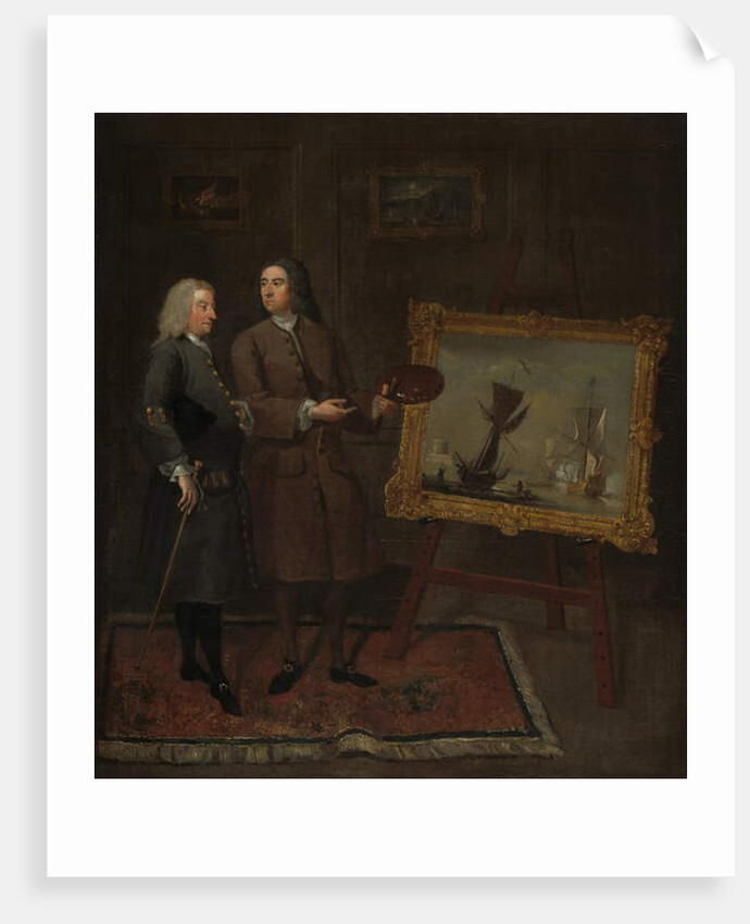 Thomas Walker and Peter Monamy, c.1735 by Gawen Hamilton