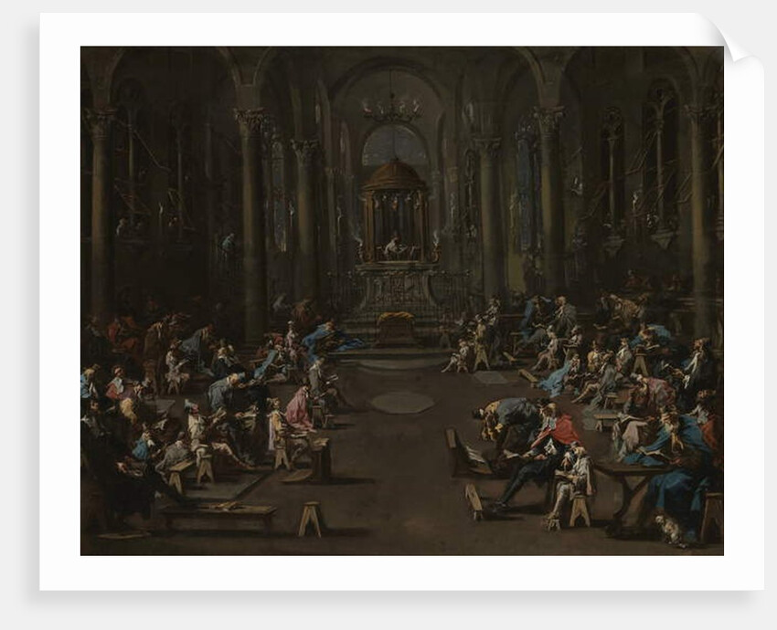 The Synagogue, 1725-35 by Alessandro Magnasco