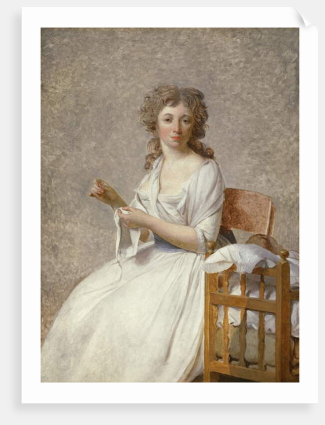 Madame de Pastoret and Her Son, 1791-92 by Jacques Louis David