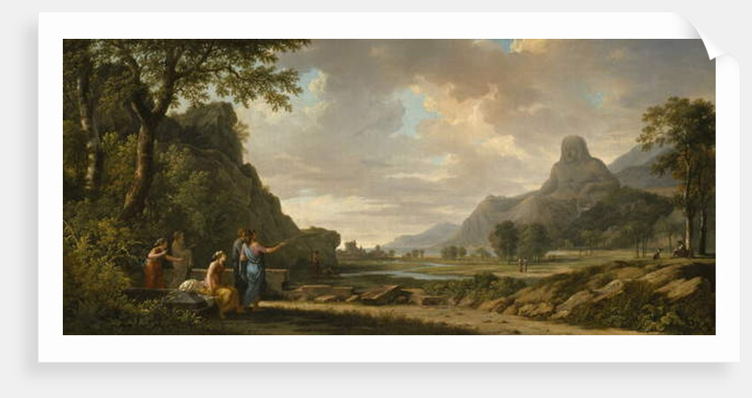 Mount Athos Carved as a Monument to Alexander the Great, 1796 by Pierre Henri de Valenciennes