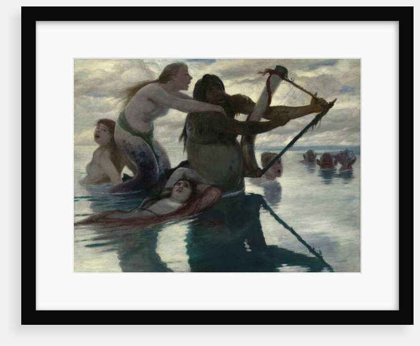 In the Sea, 1883 by Arnold Bocklin