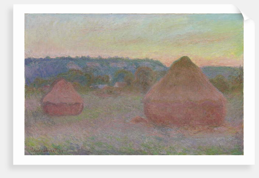 Stacks of Wheat, 1890-91 by Claude Monet