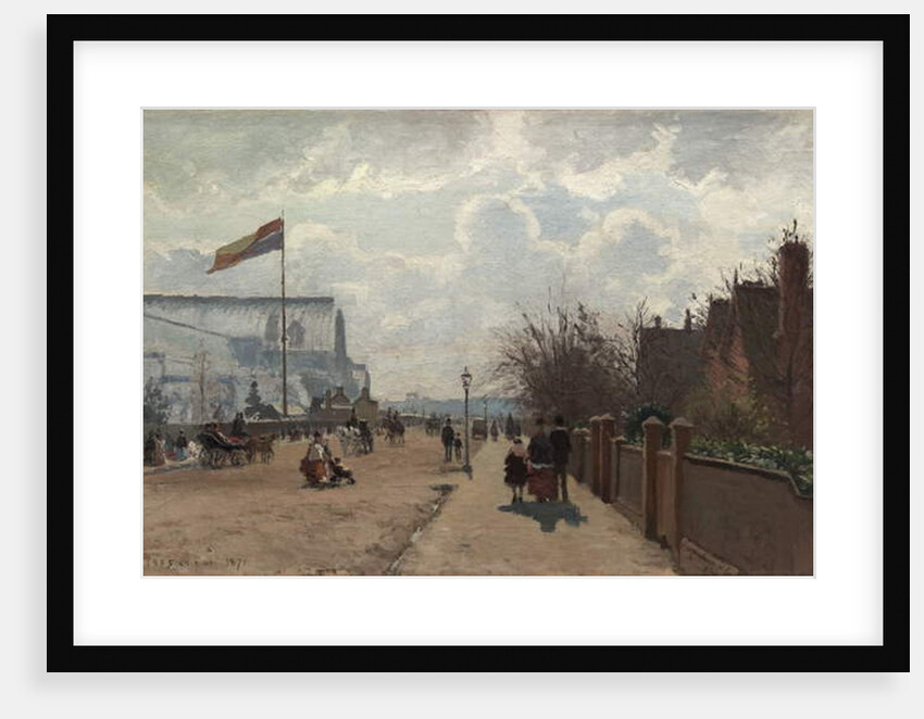The Crystal Palace, 1871 by Camille Pissarro