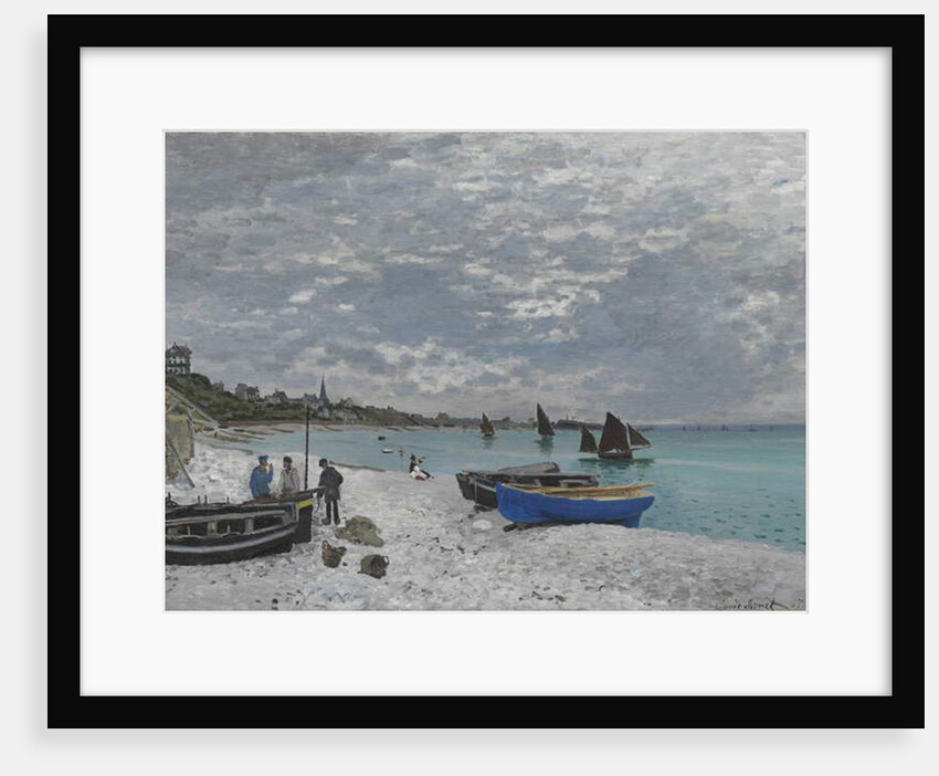 The Beach at Sainte-Adresse, 1867 by Claude Monet