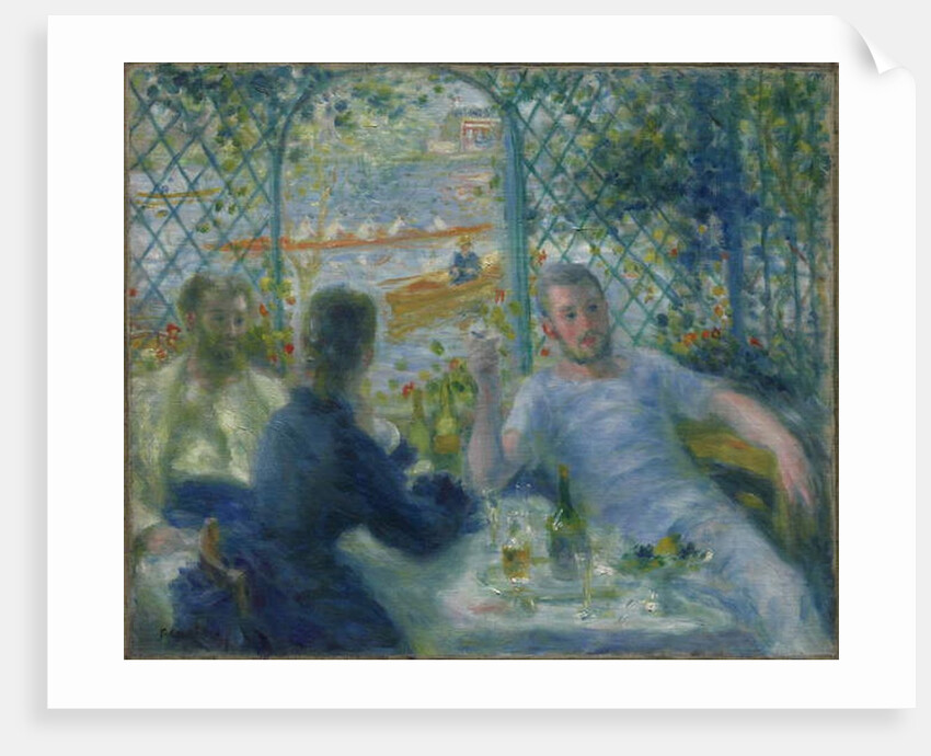 Lunch at the Restaurant Fournaise, 1875 by Pierre Auguste Renoir