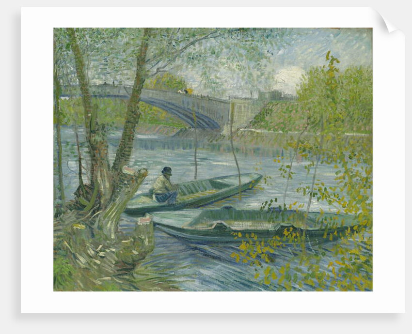 Fishing in Spring, the Pont de Clichy, 1887 by Vincent van Gogh