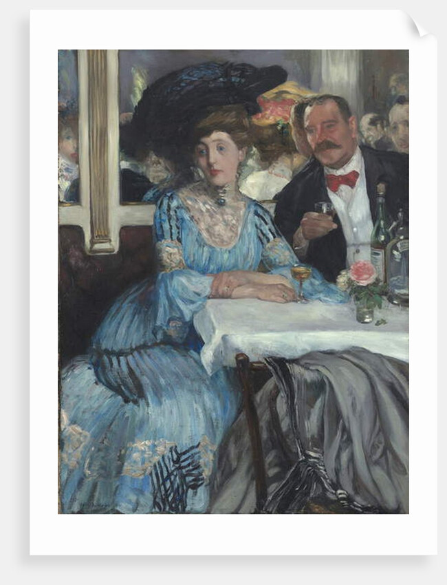 At Mouquin's, 1905 by William James Glackens