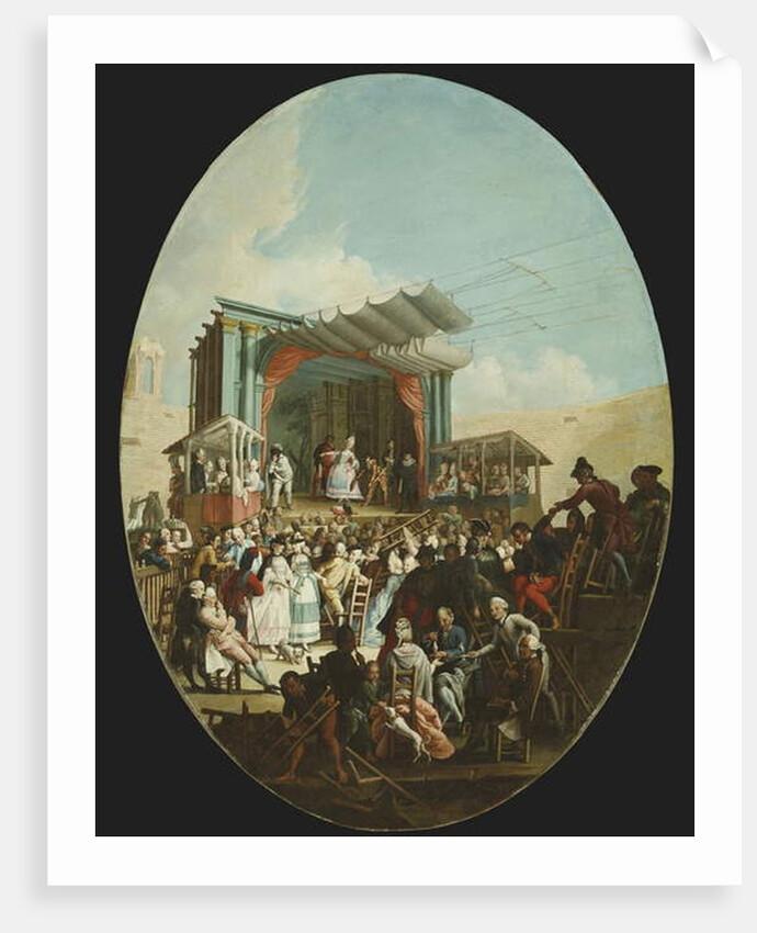 An Italian Comedy in Verona, 1772 by Marco Marcola