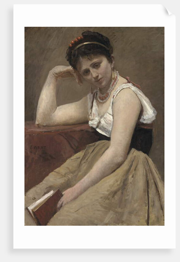 Interrupted Reading, c.1870 by Jean Baptiste Camille Corot