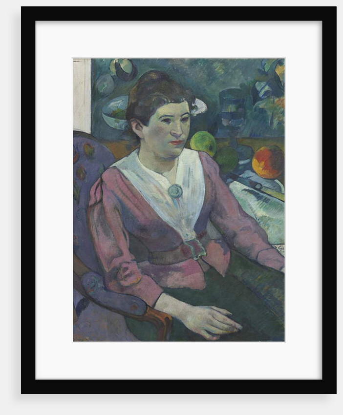 Woman in Front of a Still Life by Cézanne, 1890 by Paul Gauguin
