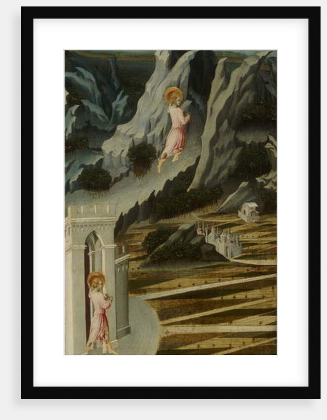 Saint John the Baptist Entering the Wilderness, 1455-60 by Giovanni di Paolo