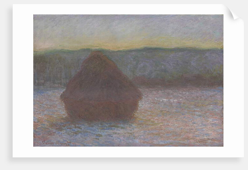 Stack of Wheat, 1890-91 by Claude Monet