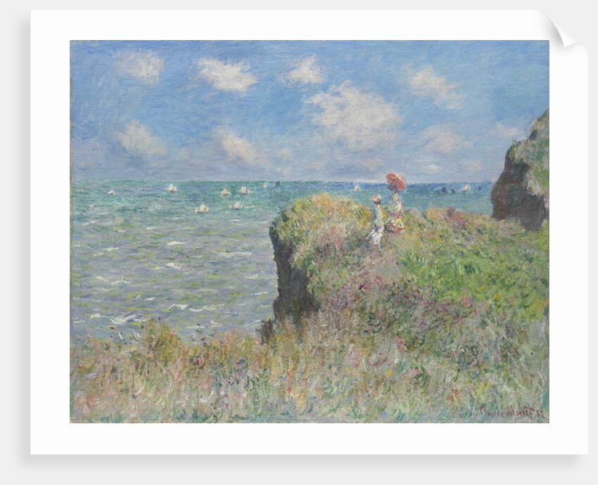 Cliff Walk at Pourville, 1882 by Claude Monet