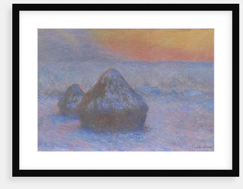 Stacks of Wheat, 1890-91 by Claude Monet