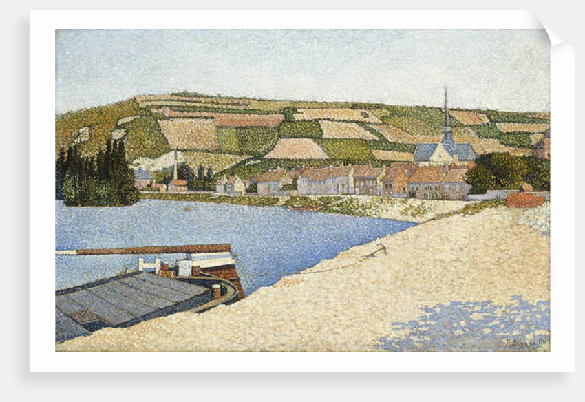 Les Andelys, Côte d'Aval, 1886 by Paul Signac