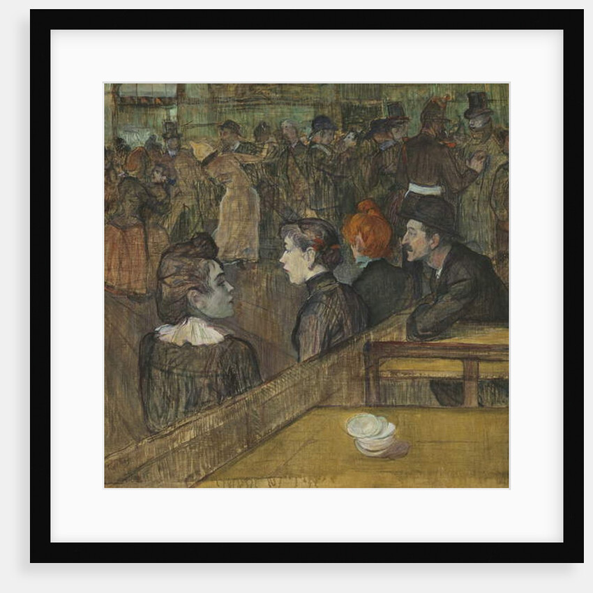 Moulin de la Galette, 1889 by Henri de Toulouse-Lautrec