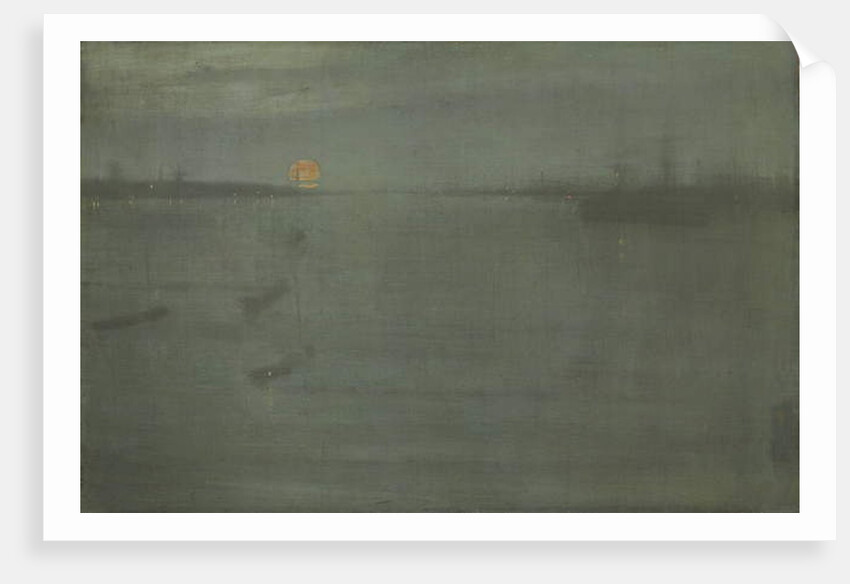 Nocturne: Blue and Gold, Southampton Water, 1872 by James Abbott McNeill Whistler