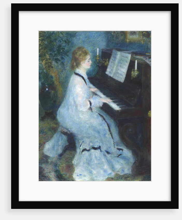 Woman at the Piano, 1875-76 by Pierre Auguste Renoir