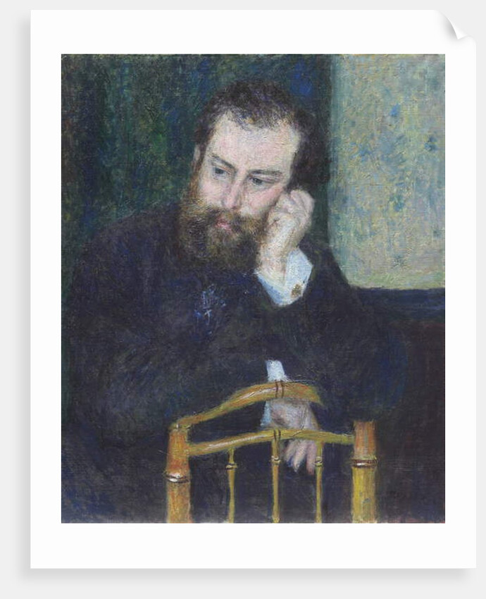Alfred Sisley, 1876 by Pierre Auguste Renoir