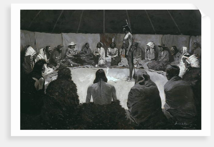 I Will Tell the White Man, c.1900 by Frederic Remington