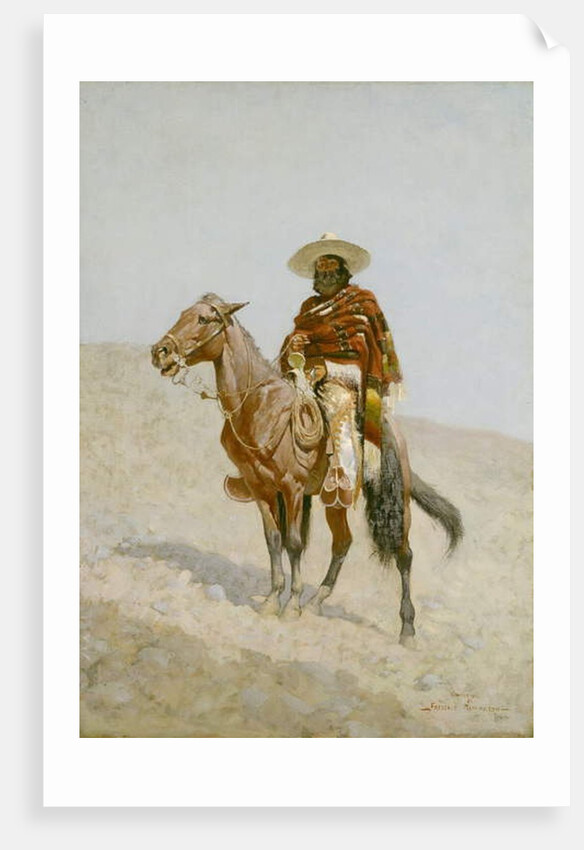 A Mexican Vaquero, 1890 by Frederic Remington